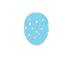 fingerprint illustration vector template