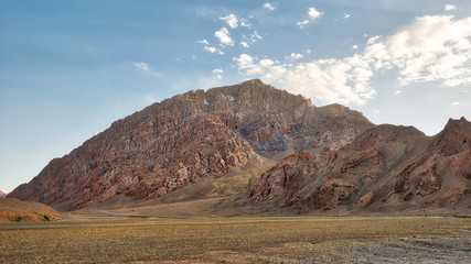 Long Pamir Highway M41, taken in Tajikistan in August 2018 taken in hdr