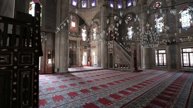 Istanbul Ottoman Laleli Mosque Interior Detail 4