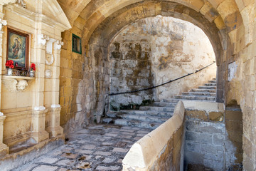 Passageway in Senglea, Malta