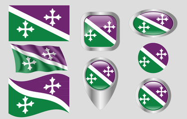 Flag of Adjuntas, Puerto Rico