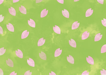 背景素材　桜　花びら6