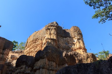 Fototapeta na wymiar Beautiful rock cliffs
