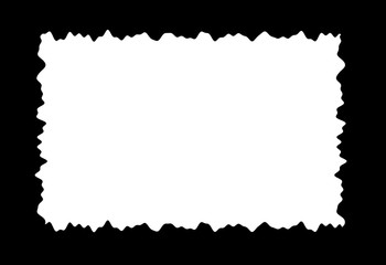 Black Cutout Border