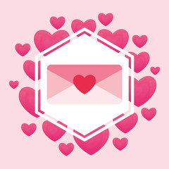 envelope with heart icon