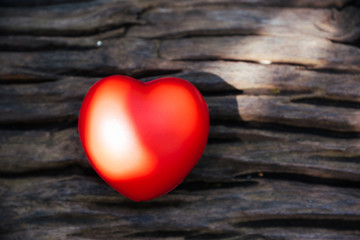 Obraz premium Red heart love