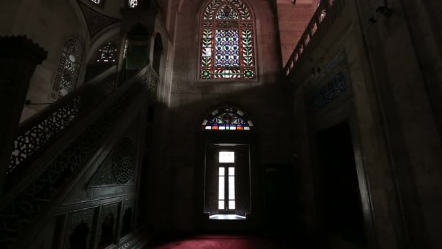 Istanbul Ottoman Mesih Ali Pasa Mosque Interior Timelapse