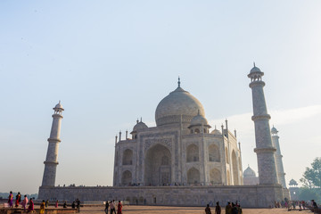 (Public place) Taj Mahal : UNESCO World Heritage at Agra, India