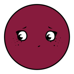 happy emoticon kawaii character