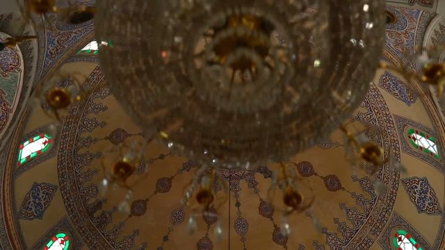 Istanbul Ottoman Molla Celebi Mosque Interior Dome 3