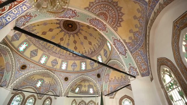 Istanbul Ottoman Molla Celebi Mosque Interior Dome