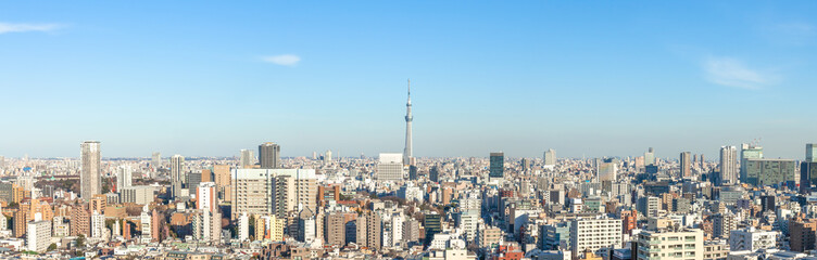 Fototapeta na wymiar 東京　風景　パノラマ