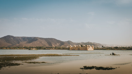 (Public place) Jal Mahal (Water palace) at Jaipur, Rajasthan, India