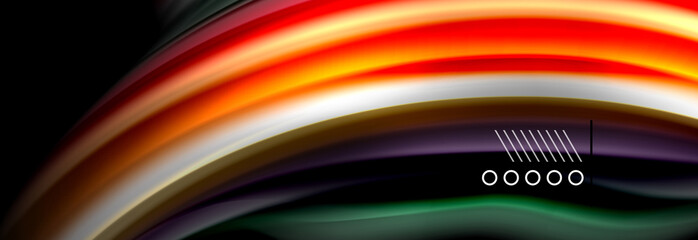 Color flow poster. Wave Liquid shape color background. Art design for your design