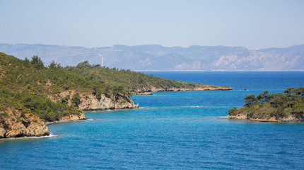Fototapeta na wymiar Nature and Sea view in Datça Turkey