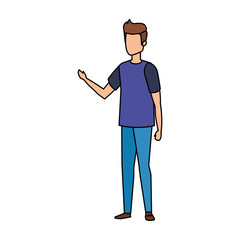 young man avatar character