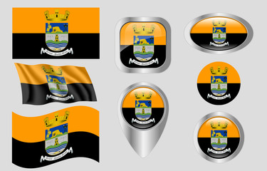 Flag of Arroyo, Puerto Rico