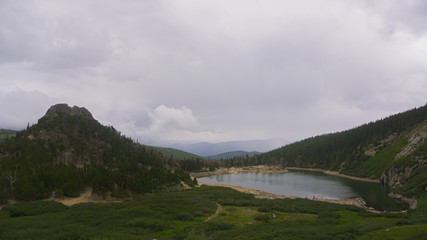 lake in the mountains