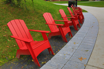 Mirror Lake on the campus of The Ohio State University is a popular landmark.  Recent renovations added extensive landscaping.