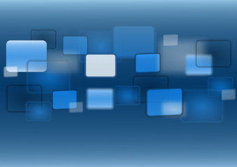 touch screen button blue display for background- 3d rendering