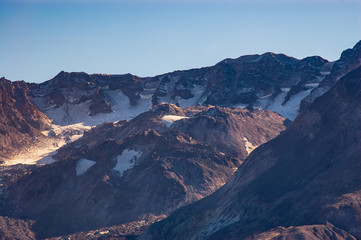 Mount Saint Helens on a windy fall day