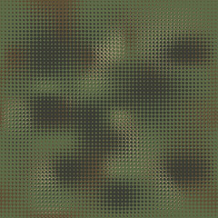 Camouflage pattern background seamless vector illustration. Military camouflage seamless pattern.