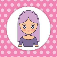 cute and little girl character