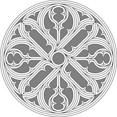 Geometric Tracery Panel 131