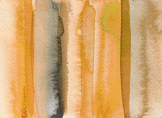 Orange abstract watercolor background.