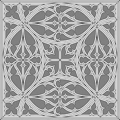 Geometric Tracery Panel 1