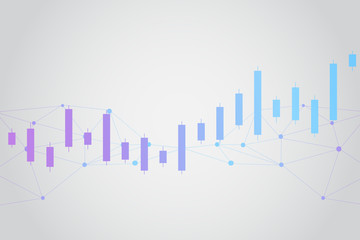 Global network connection with business concept and world map line, vector illustrator