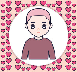 teenager boy young character