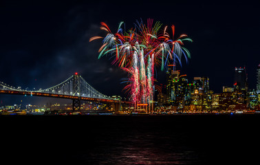 Fireworks in the Bay Area