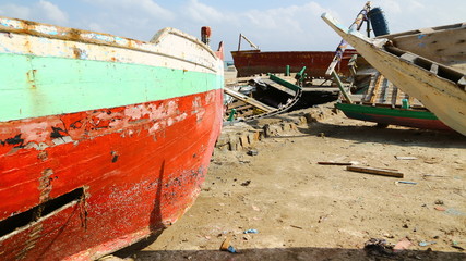  the old ship in the harbor