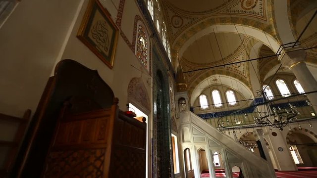 Istanbul Ottoman Piyale Pasa Mosque Interior 3