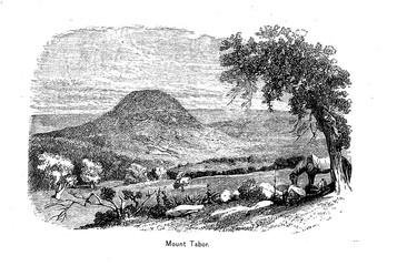 Mount Tabor. The place of Transfiguration.