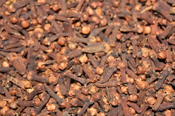 Clove, Dry cloves, Carnation Spice, spicy herb for food aroma and natural medicine