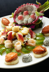 Delicious Chinese cuisine, seafood platter