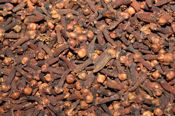 Clove, Dry cloves, Carnation Spice, spicy herb for food aroma and natural medicine