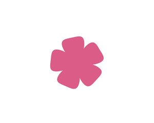 Plumeria flower icon vector illustration design