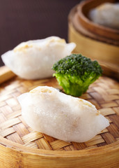 Delicious Chinese cuisine, steamed dumplings