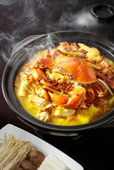 Delicious Chinese cuisine, chicken crab clams