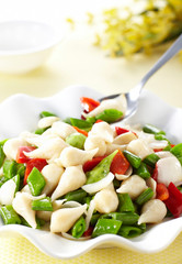 Delicious Chinese cuisine, loofah meatballs