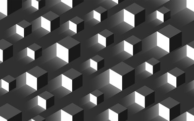 creative seamless texture background with volume and shadow