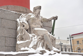 Statue of allegory of the Dnieper river.