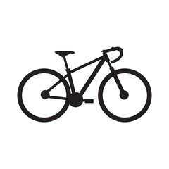 Fototapeta premium Stylish road bicycle silhouette