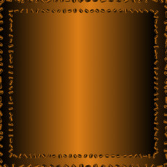 coffee bean wallpaper on gradient brown color background , illustration