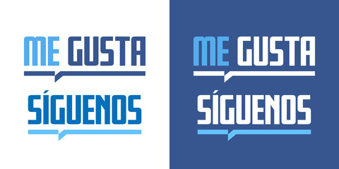 Me gusta / Síguenos