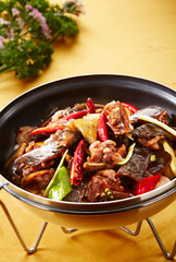 Delicious Chinese cuisine, casserole fish