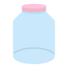 cute mason jar icon